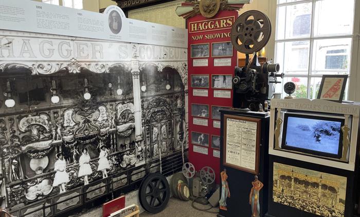 The Haggar collection features the story of William Haggar, Pioneer of the British cinema and an opportunity to view his existing films